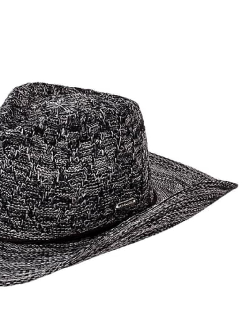 NWT Steve Madden Black Open Lacework Cowboy Hat Women's M - Picture 5 of 8